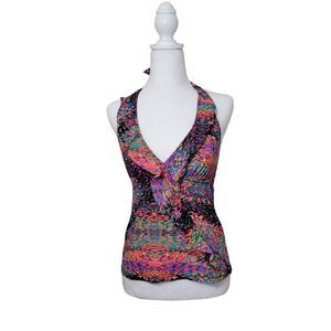 SPANX Love your Assets Sara Blakely Bathing suit Tank Top Women's Small Pink Blu